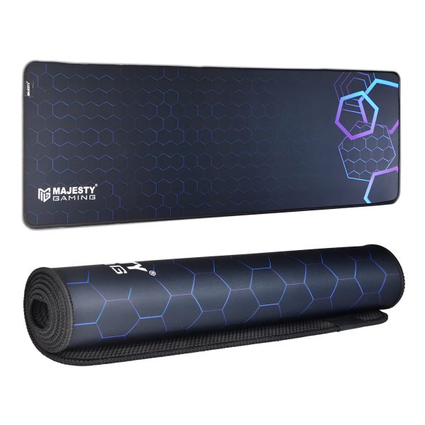 Majesty Mouse Pad 80x30, Soft Surface, Anti-Slip, Waterproof, Stitched Edges, Modern Design for Professional Enthusiasts