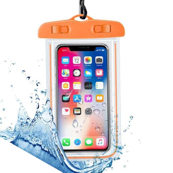 Phone Water Proof Case - Orange