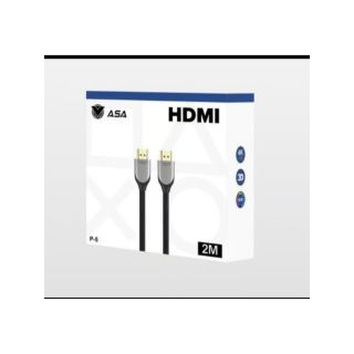 ASA سلك HDMI 2.0 بدقة 4K بطول 2 متر مضفر