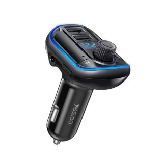 Smart Bluetooth Car MP3 Player FM Transmitter with Charger 2x USB-A 15.5w